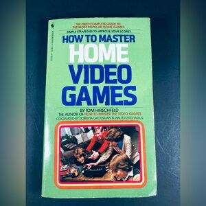 Vtg 1982 Bantam Paperback Book How to Master Home Video Games Tom Hirschfeld